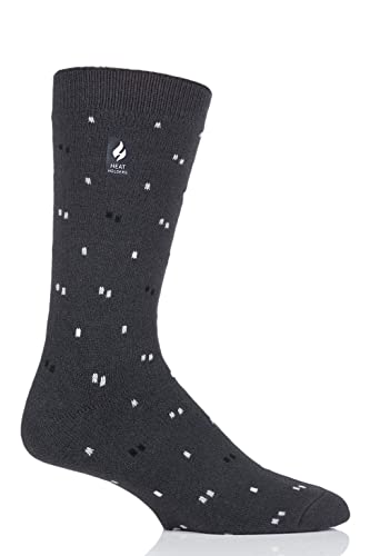 HEAT HOLDERS Men's Micro Pattern ULTRA LITE Socks | Warm + Soft, Hiking, Cabin, Cozy at Home Socks4
