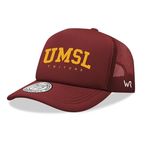 BH Fashion Company UMSL Missouri-Saint Louis Tritons Trucker Mesh Snapback Game Day Hat Cardinal Cover