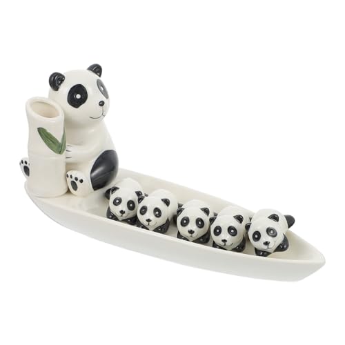 Repose-baguettes panda céramique blanche vaisselle table compacte banquet - 2