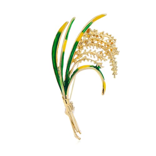 Image of Rhinestone Flower Brooch 18K Gold Plated Flower Floral Brooch Elegant Pearl Lapel Pin Costume Jewelry Thanksgiving Day Birthday Wedding Gifts for Mom Wife