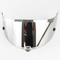 Shkalacar Helmvisier Ersatz für HJC RPHA11 RPHA70 Helm, Integralhelm Visier UV-Beständig, Beschlagfrei und Kratzfest, Motorrad Gesichtsschutz Helmzubehör(Silber) – Ansicht 5