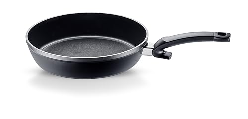Fissler Ceratal Comfort Orbit Black Sartén de aluminio, con revestimiento cerámico, diámetro de 24 cm, sartén cerámica antiadherente, inducción