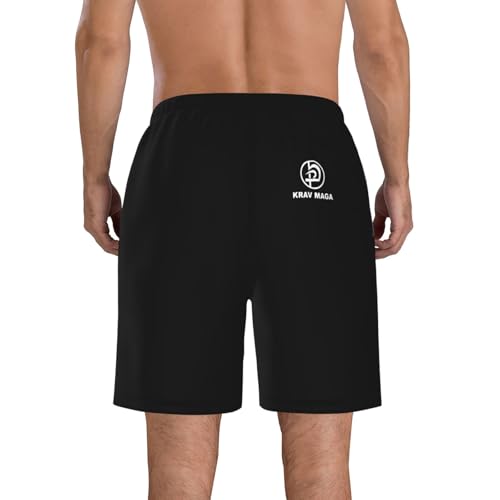 Krav MAGA Logo Men's Beach Shorts Man Swim Briefs3