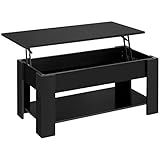 Pratico: Questo tavolo moderno e contemporaneo ha una forma semplice e un colore elegante, può essere perfettamente compatibile con lo stile e la decorazione della tua stanza; Un tavolino pratico e bello in piccoli spazi, funziona benissimo in soggiorno o in ufficio.
