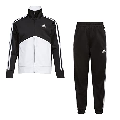 Image of adidas Boys' 2-piece Color Block Tricot Track Set