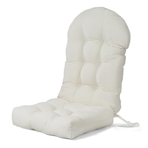 Ylymence Rocking Chair Cushions Set - Non-Slip Adirondack Chair Cushions with Ties Indoor/Outdoor Rocking Chair Pad for Living Room, Bedroom, Balcony, Office