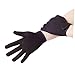 EXCEART 1pair Microfiber Riding Gloves Breathable Fit for Men and Women Comfortable Training Gloves Black