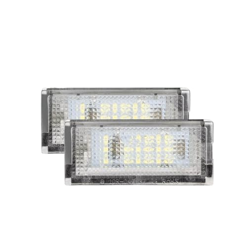 Lámpara de matrícula 18LED con luz blanca brillante para BMW Serie 3 E46