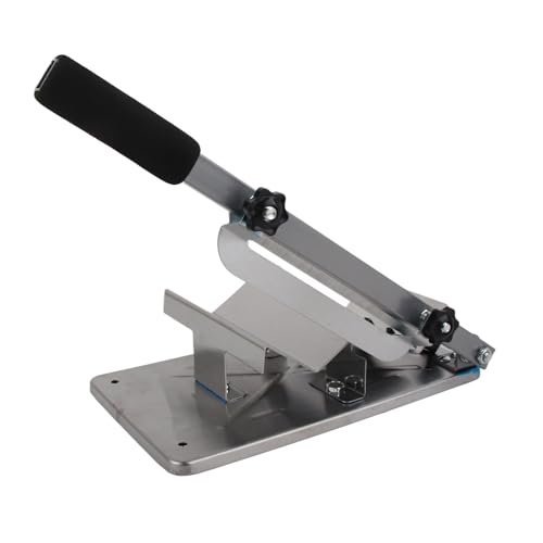 aqxreight Cortadora de Carne de Espesor Ajustable, Máquina Cortadora Manual de Carne Congelada de Acero Inoxidable, 0,3 Mm-15 Mm, Fácil de Limpiar, para Cortador de Rollos de Hojas de aqxreight Cortadora de Carne de Espesor Ajustable, Máquina Cortadora Manual de Carne Congelada de Acero Inoxidable, 0,3 Mm-15 Mm, Fácil de Limpiar, para Cortador de Rollos de Hojas de