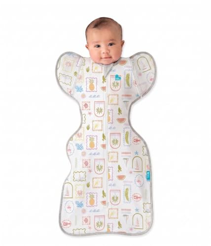 Image of Love to Dream Swaddle Up Transition Swaddle, 1.0 TOG, Patented Zip-Off Wings, Gently Help Baby Transition from Being Swaddled to Arms Free When Showing Signs of Rolling. 19-24 lbs, Vacation Days