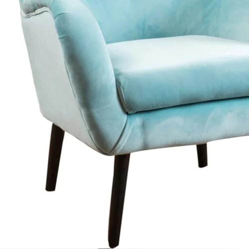 Image of Lakdi The Furniture Premium Velvet Upholstered Accent Chair with Tufted High Back, Modern Mid-Century Armchair & Durable Wood Legs | 5 Years Warranty | Free Assembly - 15185161
