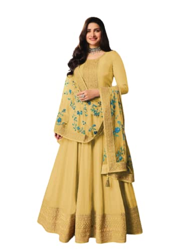 Robe longue en soie indienne de style Bollywood pour célébrer Diwali