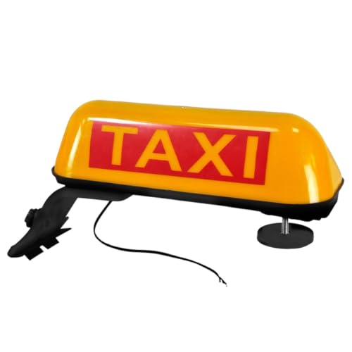 Panneau de taxi LED 12V avec base magnétique et éclairage de toit pour véhicule