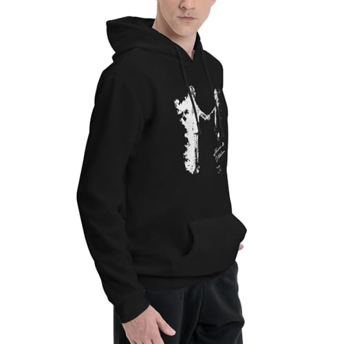 Men'S Loose Fit Long Sleeve Drawstring Hoodie Pullover Sweatshirt2