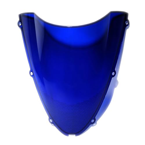 Bulle de moto bleue pare-brise idéal pour sorties sur circuit