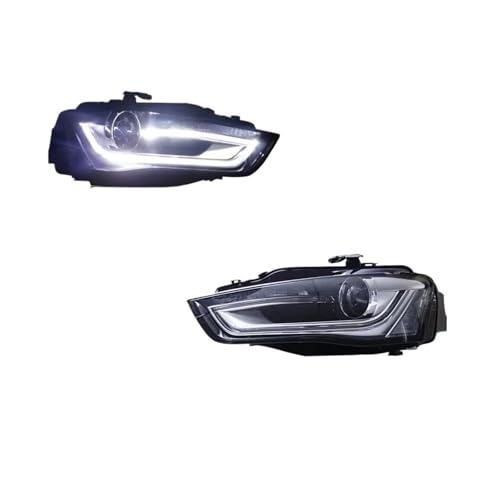 Faros Audi A4L 2012-2016 con intermitentes y tecnología Plug and Play