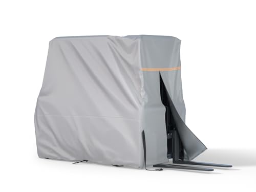 BENVOL Forklift Cover, Fit 3000-5000lbs, Waterproof, Dustproof, UV-Proof, 420DSilver-Coated Waterproof Oxford Cloth, All-Season Protection Forklift Cab Cover, (102 "*45" *82 "Inches)