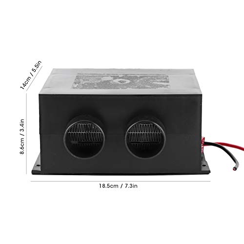 12V 600W Autoheizung Auto Heizluefter, Winterschnelle Heizung Wärmer, Universal Autoheizung 2-Loch tragbar Winter schnell Heizung wärmer Frost geräuschlos entfernen, 12v Car Heater