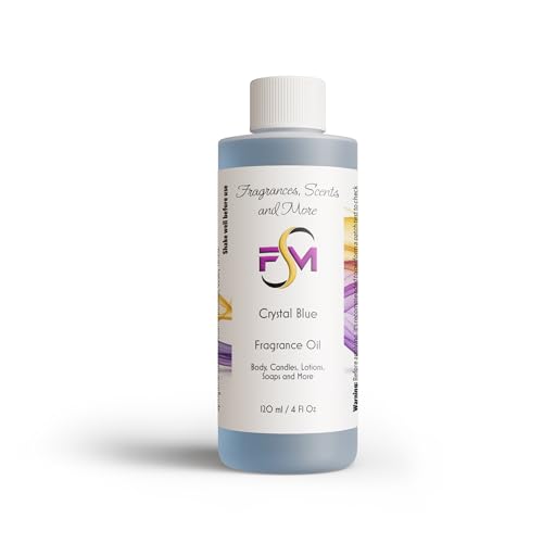 Crystal Blue Fragrance Oil - 4 Fl Oz Plastic Bottle (120ml)