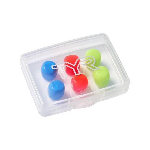 TYR Youth Multi-colored Silicone Ear Plugs, Multi-color