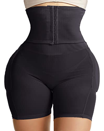 Sliot Hip And Butt Padded Shapewear Hip Enhancer Butt Padded Underwear For Women Fake Hip Dip Pads Booty Lifter Crossdressers (Large, Black Lace) #TOP2