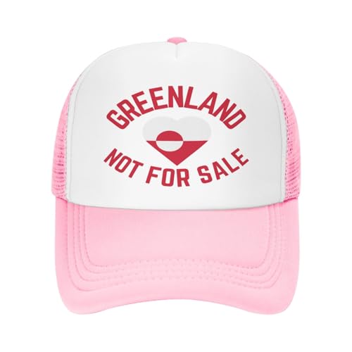 KWQDOZF Gorra de Malla con la Bandera de Groenlandia a la Venta. Gorra de béisbol con la Bandera de Groenlandia a la Venta.