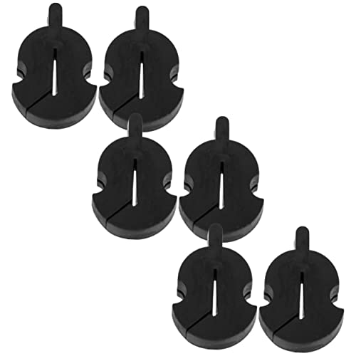 Alasum 6個小提琴弱音器 ゴム製バイオリン用消音器 小型 軽量で持ち運び