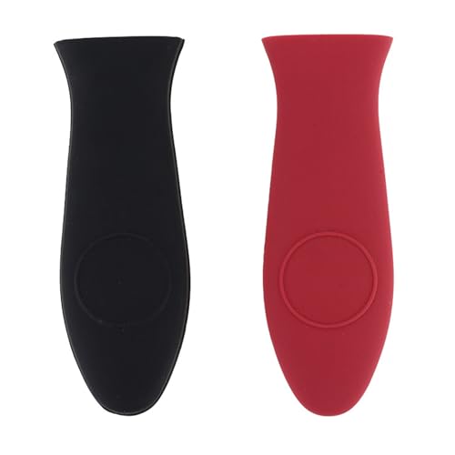 Paquete De 2 Cubiertas Caliente Silicona Protectores para La Cimientos Cocina Y Las Macetas Alimentos En Espesas Mejora Estabilidad Agarre Los Utensilios Cocina Calor