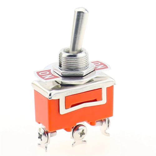 Interruptor de palanca E-TEN1121 de 3 pines SPDT G110 ON-ON de 15A 250V para control eléctrico 6