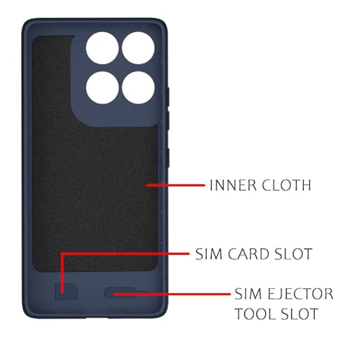 Image of Shockproof Case for Motorola Moto G86 5G / G86 Power 5G | Full Camera Protection | TPU Flexible Back Cover for Motorola Moto G86 5G / G86 Power 5G (Steel Blue)