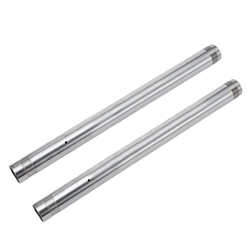 Tubes de fourche avant argent 43x532mm haute résistance pour moto Aprilia Tuono 1000R 2006-2008