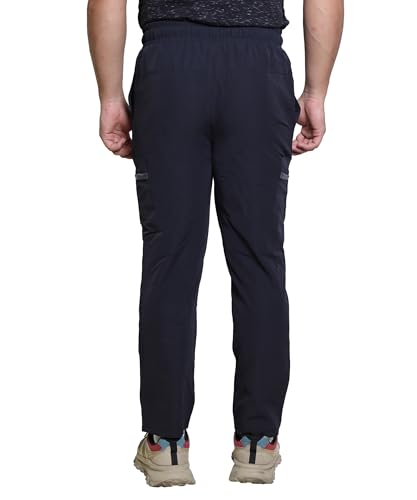 Image of Track Pant for Men - Polycotton Joggers, Gym Pants & Lowers for Men with Adjustable Waist, Moisture-Wicking Fabric & Pockets - Cargo & Ideal Sports Pajamas for Workout & Casual Wear