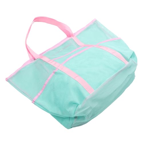 VALICLUD Portable Mesh Swim Bag Multi-functional Travel Organizer for Beach and Swimming Gear Tote with Handheld Design Storage