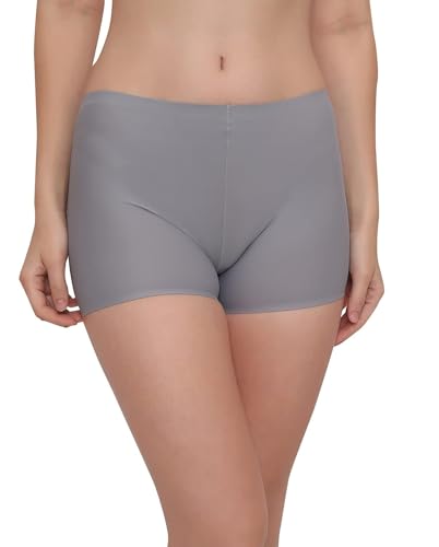 Image of LOURYN KOULYN Women's Ice Silk Seamless Boyshort Panty, (Pack of 3 Panty)