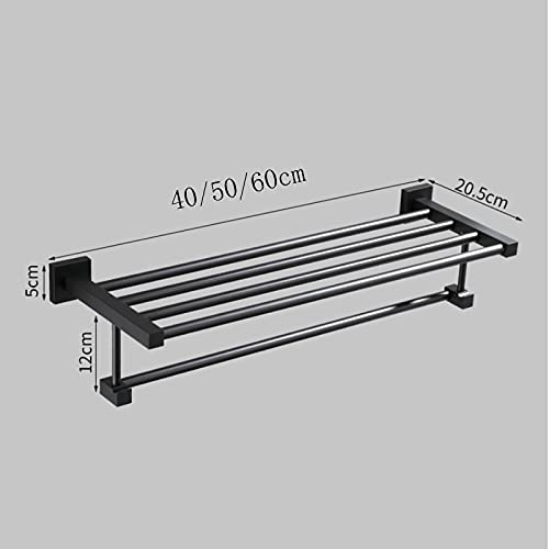 Porte-serviettes fixé au mur forage requis pour une stabilité maximale de douche