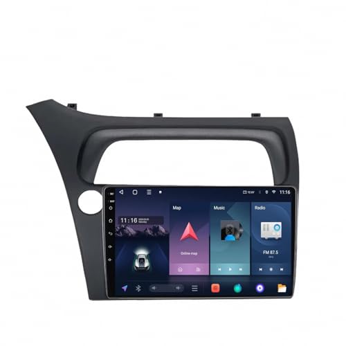 Radio coche 2 DIN para Honda Civic 2006-2011 con Android Auto y Carplay