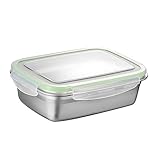 HEALEEP Lunchbox mit Dichtungsverschluss Isolierter Lebensmittelbehälter für Zuhause und Büro...