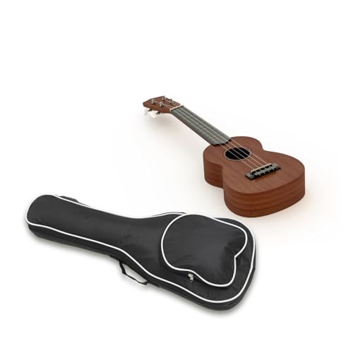 Housse noire pour petite guitare robuste contre les chocs