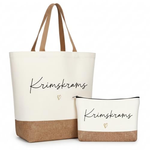 Hestya Kosmetiktasche und Tragetasche Set, Klein Kulturtasche Make Up...