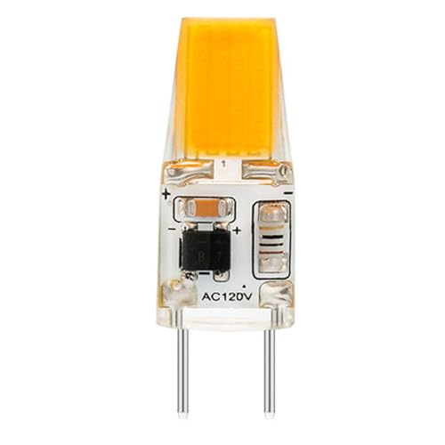 JZLBBC 5W Ampoule LED G8équivalente à une ampoule halogène G8 Ampoule LED G8 50W à culot à deux broches AC 120V à intensité variable Blanc chaud 1PC Blanc chaud