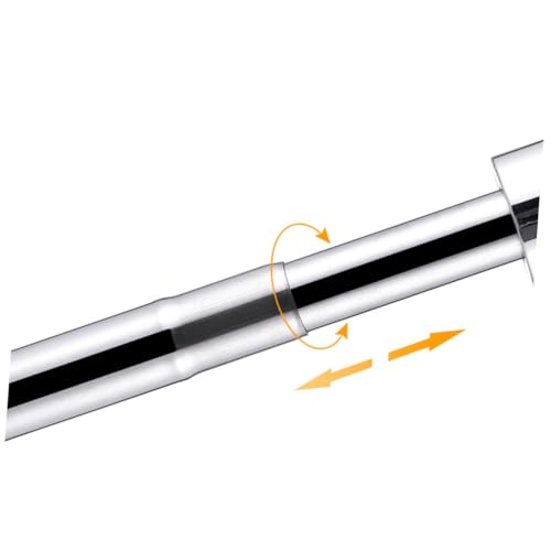 Barre à vêtements extensible acier inoxydable stable et durable