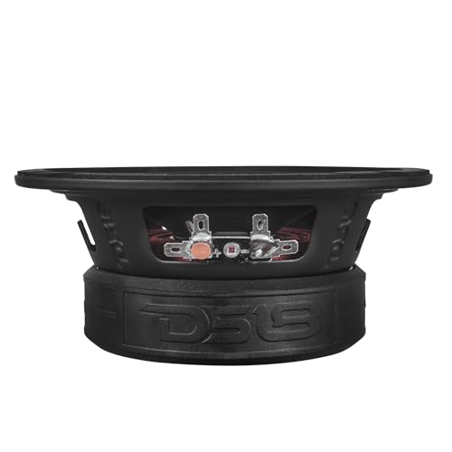 DS18 PRO-GM6.4 Loudspeaker - 6.5", Midrange, Black Steel Basket, 480W Max, 140W RMS, 4 Ohms - Premium Quality Audio Door Speakers for Car or Truck Stereo Sound System (1 Speaker)