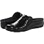 Black Burnished Veg Leather