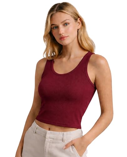 Image of London Hills Tops for Woman | Tshirt for Woman | t Shirt for Womans | Crop top for Woman's | Women tees | Stretchable Women Tops | Sleeveless Ribbed top's for Women's Western 'Women t Shirt