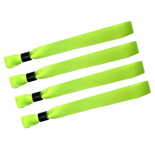 Bracelets de festival vert clair 35x1,5 cm pour sécuriser les accès de vos fêtes