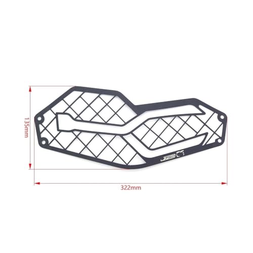 Calandre de phare moto vintage pour F850GS cache optique