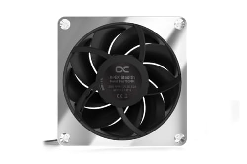 Alphacool Apex Stealth Metal Fan 2000rpm (120x120x25mm) Case fan for PC (MATTE BLACK) 2