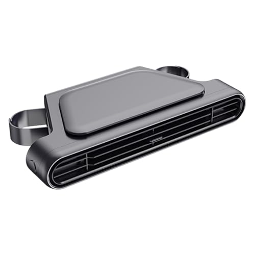 Ventilador portátil para coche – Circulador de aire para asiento trasero, turbina doble de refrigeración silenciosa con 3 modos | Refrigeradores para vehículos de motor para camiones, sedán, SUV