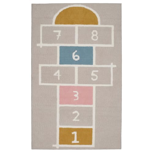 Tapis beige STÄPPSPARV ProTuning rectangle 100x160 cm pour décoration de chambre