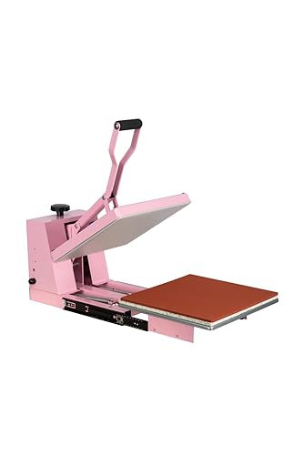 Heat Press Machine Digital Control 15"x15" Rosa miniatura 1